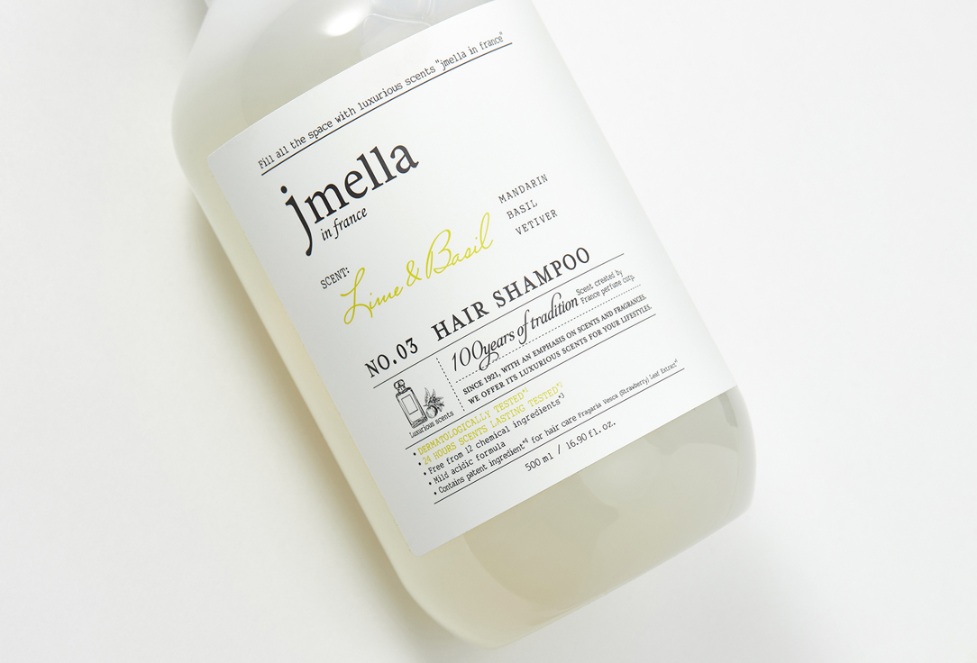 Jmella Perfumed hair shampoo Lime & Basil