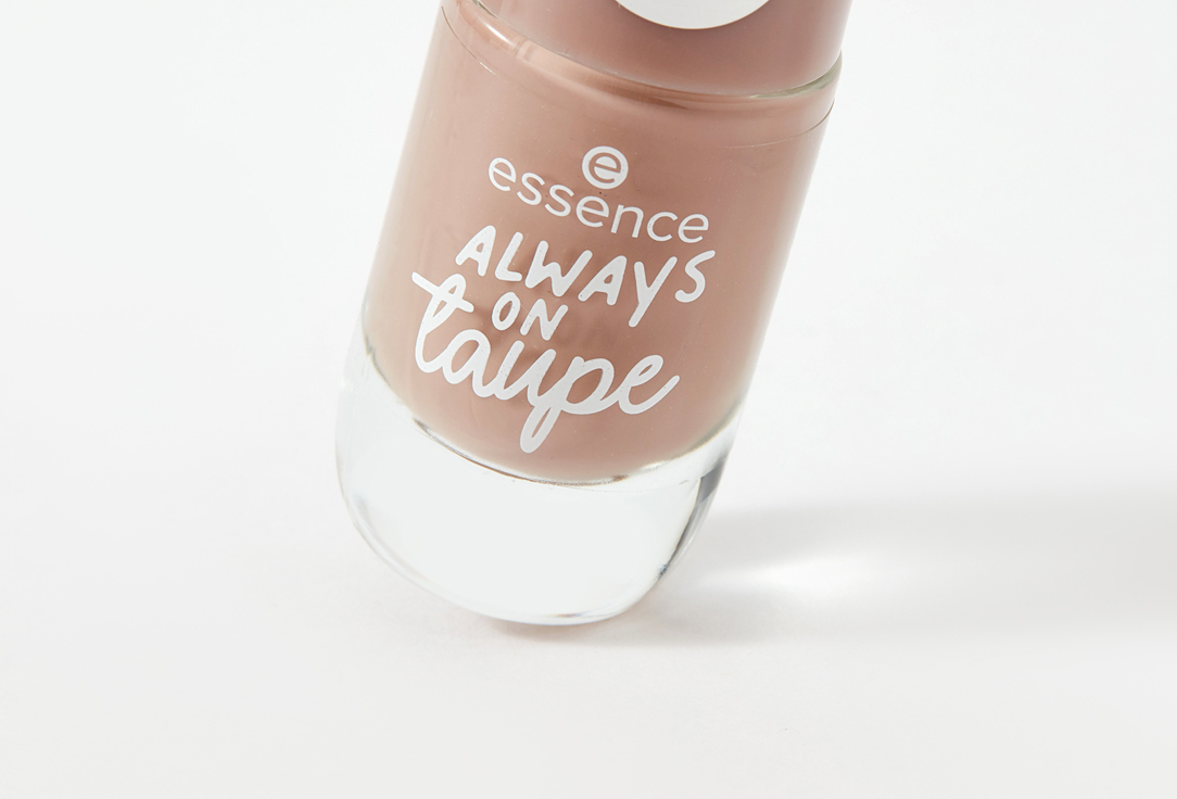essence Glossy, fast-drying gel-effect nail polish Gel Nail Colour 37, Always on taupe 8 ml essence Glossy, fast-drying gel-effect nail polish Gel Nail Colour