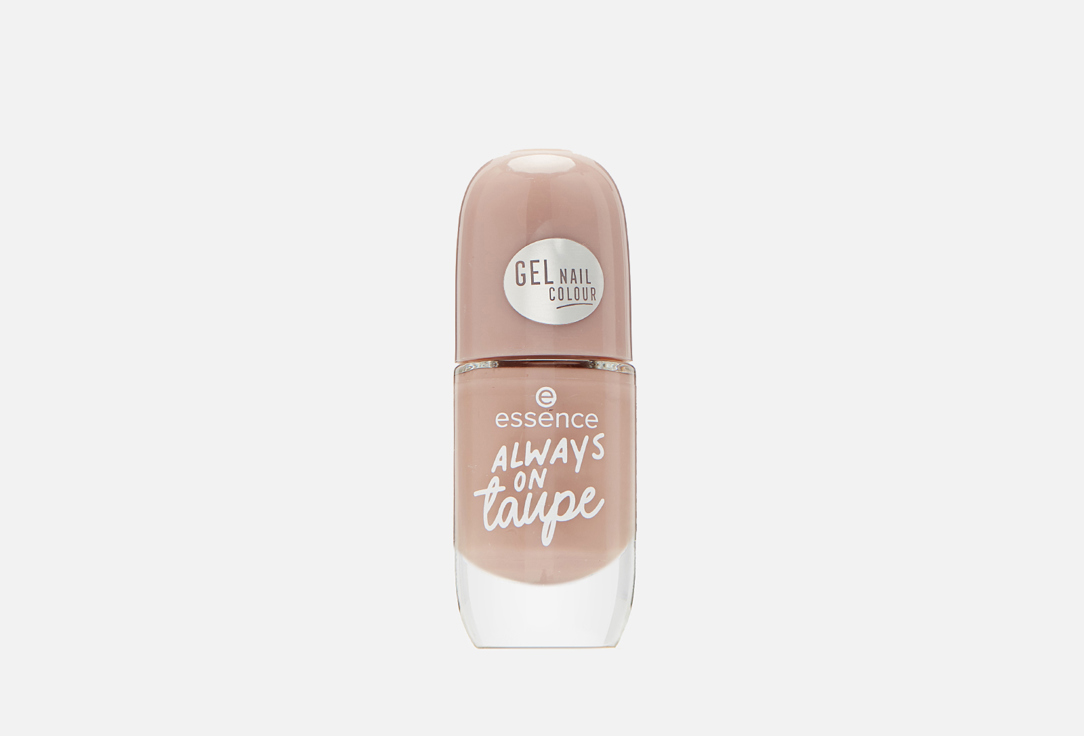 essence Glossy, fast-drying gel-effect nail polish Gel Nail Colour 37, Always on taupe 8 ml essence Glossy, fast-drying gel-effect nail polish Gel Nail Colour