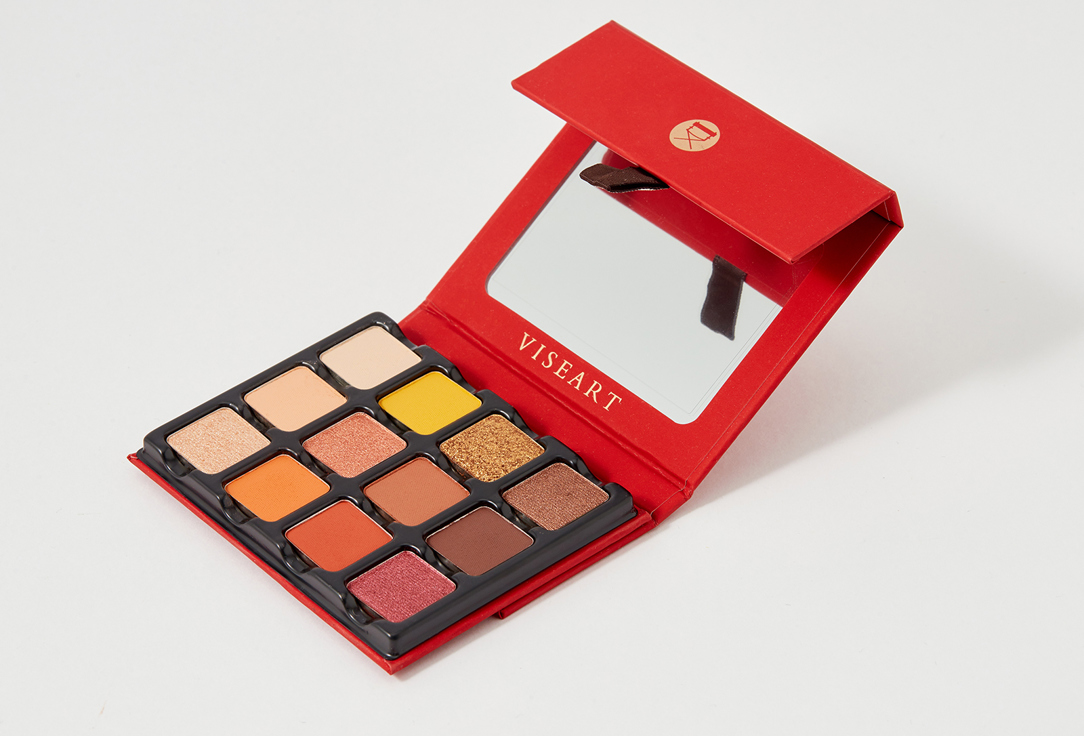 VISEART Eyeshadow palette 12 Color Warm edit 12 g VISEART Eyeshadow palette 12 Color