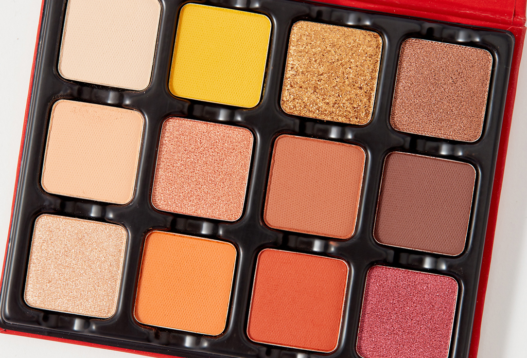VISEART Eyeshadow palette 12 Color Warm edit 12 g VISEART Eyeshadow palette 12 Color