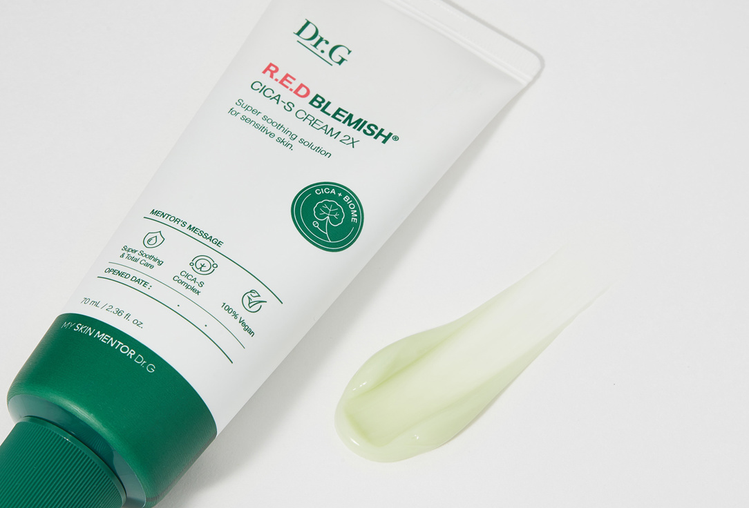 Dr.G SOOTHING FACE CREAM R.E.D BLEMISH CICA S 2X