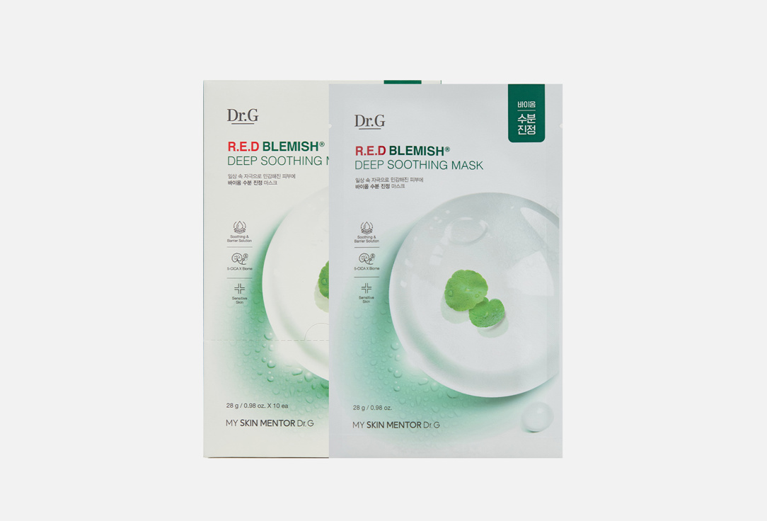 Dr.G DEEP SOOTHING FACE MASK R.E.D BLEMISH