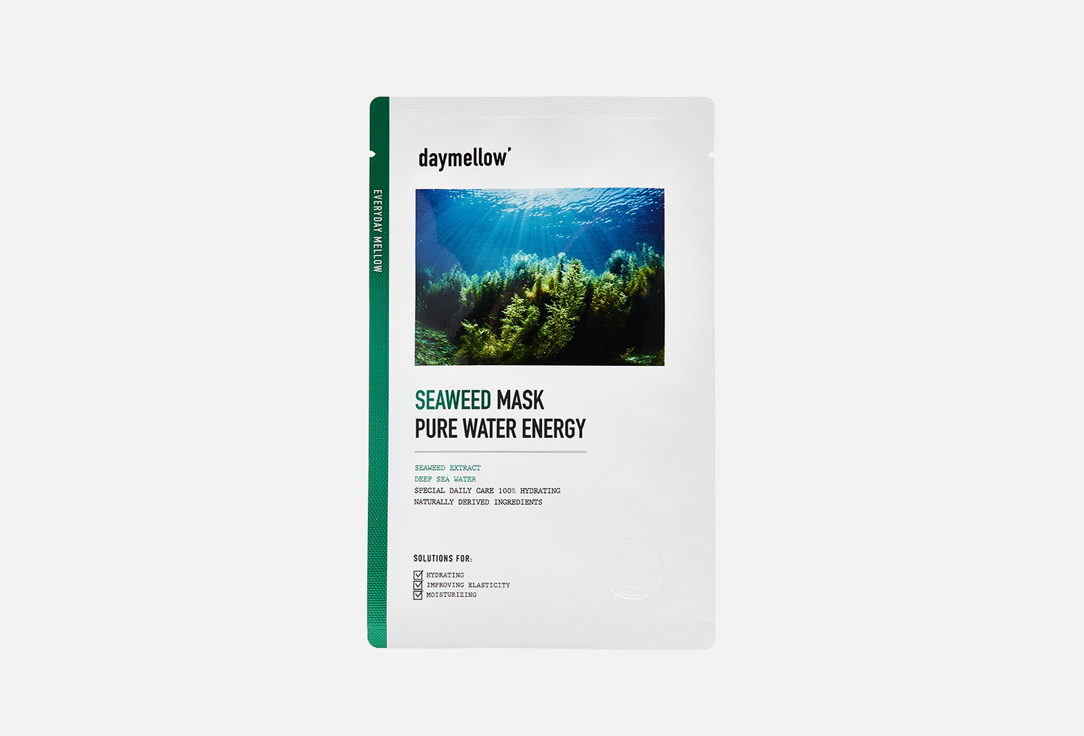 daymellow Face sheet mask Pure water energy seaweed 1 pcs daymellow Face sheet mask Pure water energy seaweed