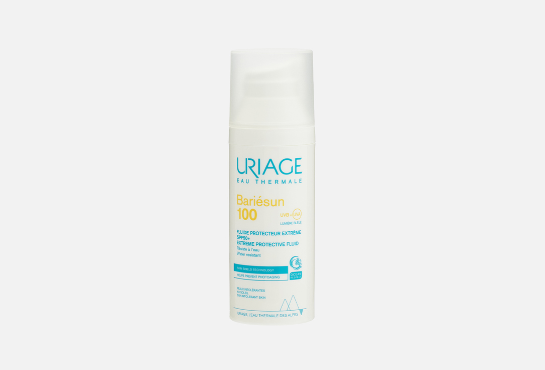 Uriage Lightweight matte fluid sunscreen  SPF50+ Bariesun