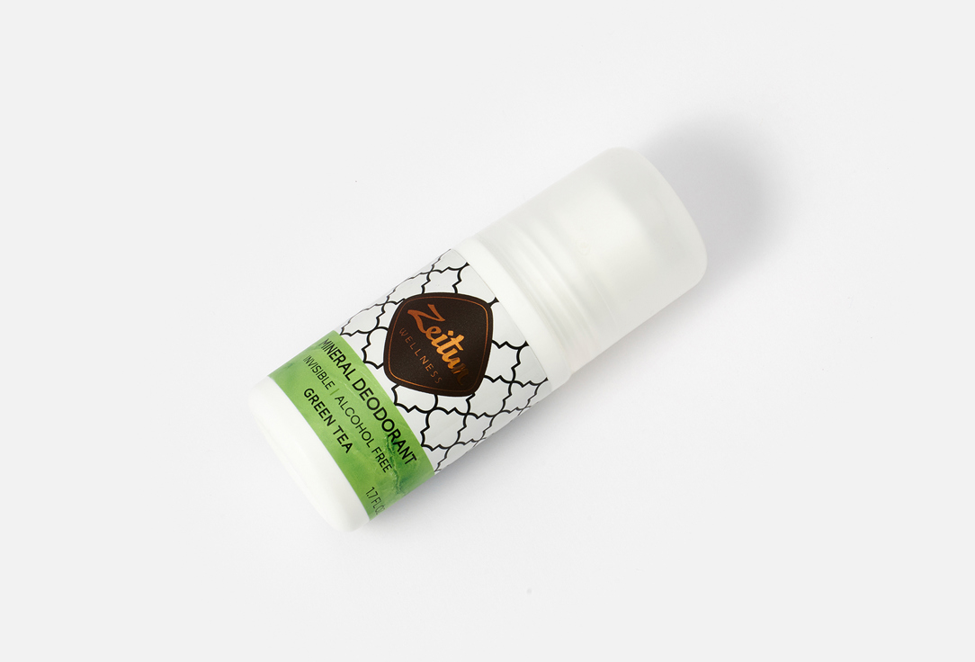 Zeitun Energizing Mineral Roll-On Deodorant Green Tea with Colloidal Silver 50 ml Zeitun Energizing Mineral Roll-On Deodorant Green Tea with Colloidal Silver
