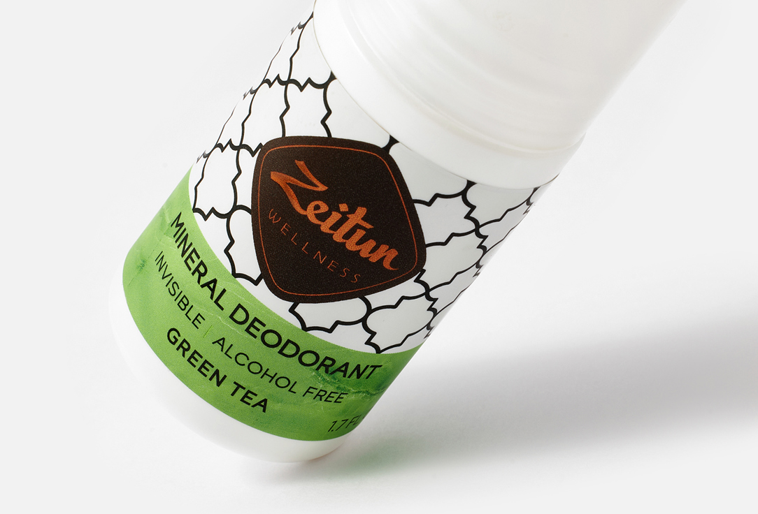 Zeitun Energizing Mineral Roll-On Deodorant Green Tea with Colloidal Silver 50 ml Zeitun Energizing Mineral Roll-On Deodorant Green Tea with Colloidal Silver