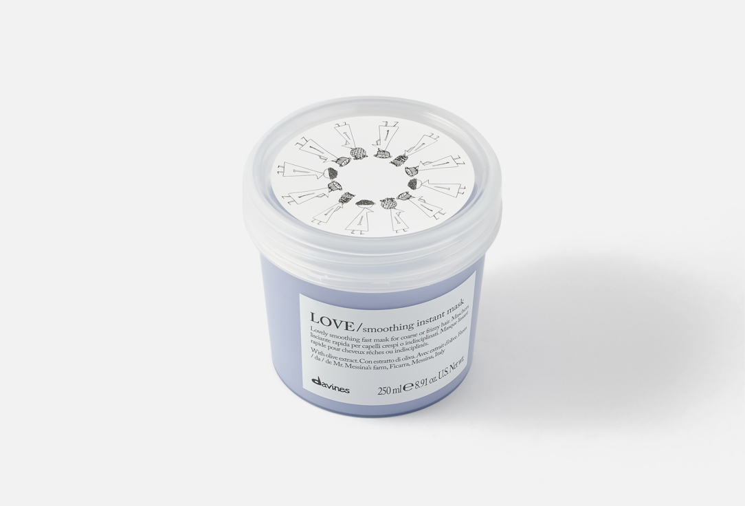 Davines Smoothing hair mask for frizzy hair LOVE Smoothing Instant Mask