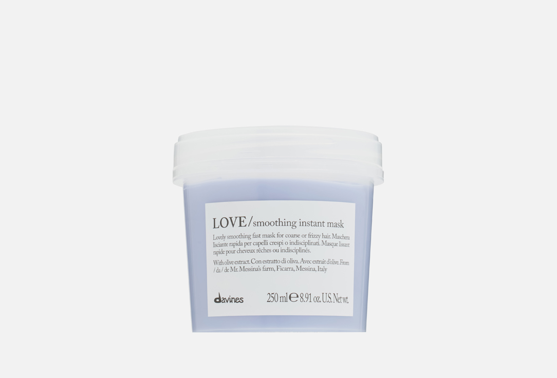 Davines Smoothing hair mask for frizzy hair LOVE Smoothing Instant Mask