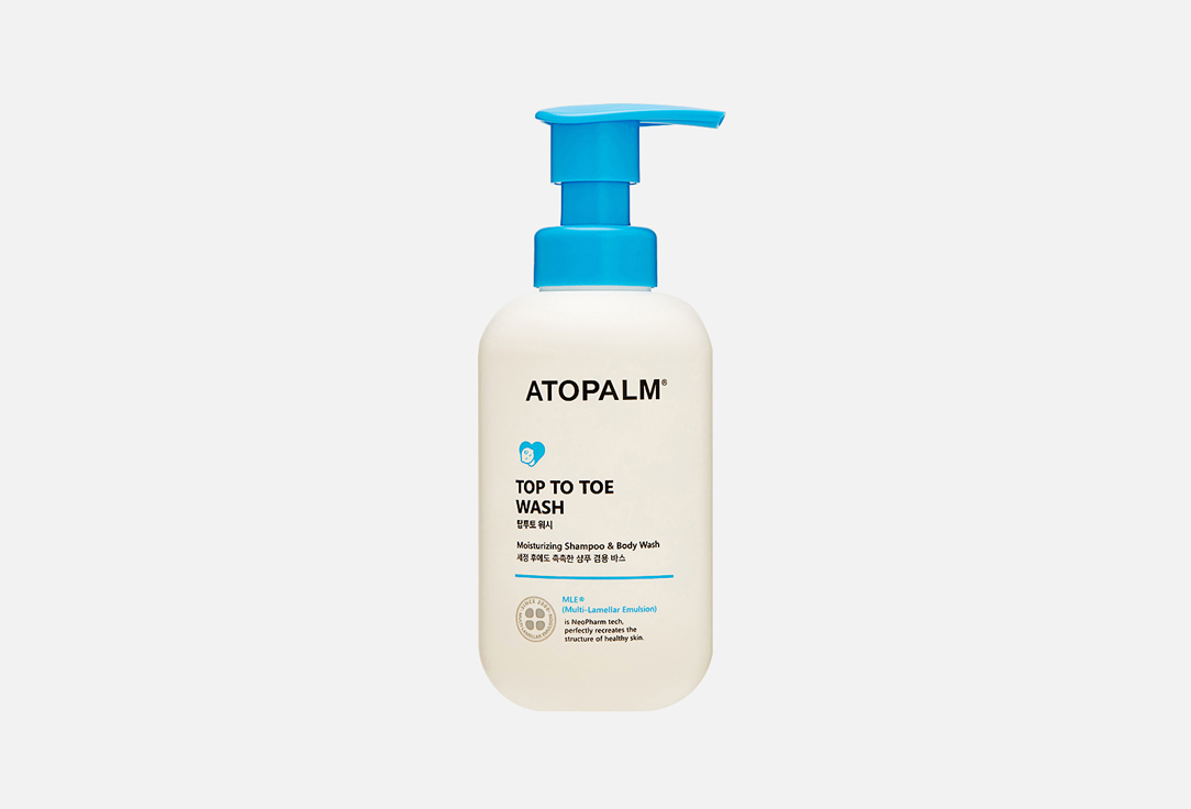 Atopalm Moisturizing Shampoo & Body Wash Top To Toe Wash 300 ml Atopalm Moisturizing Shampoo & Body Wash Top To Toe Wash