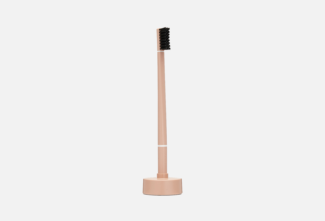 PIUMA Soft toothbrush with stand NUDE ROSE