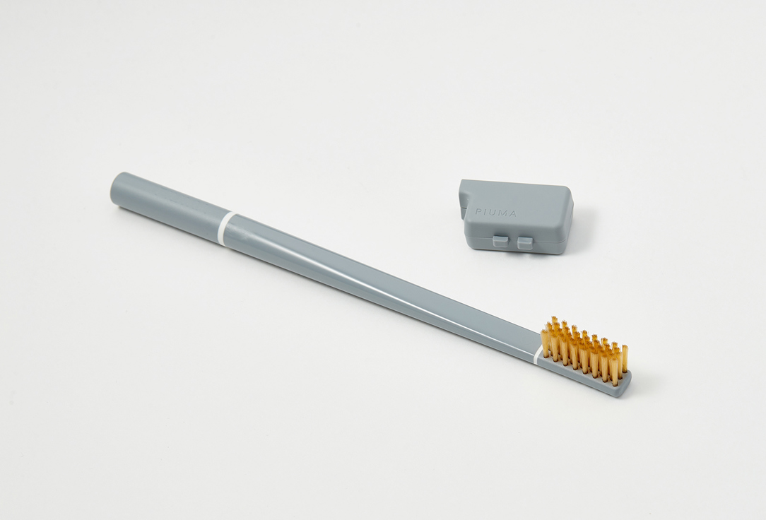 PIUMA Premium Gold Toothbrush T03 Single Pack Gold Asphalt Grey