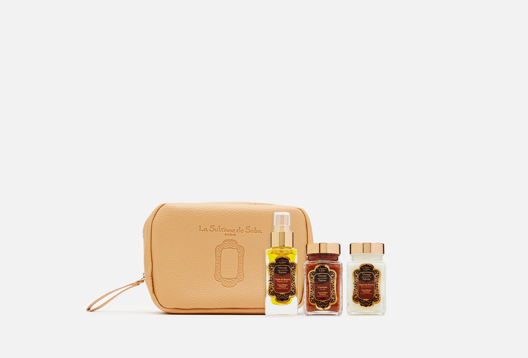 La Sultane de Saba Gift Set: Body Oil, Butter, Scrub Ayurvedic 4 pcs La Sultane de Saba Gift Set: Body Oil, Butter, Scrub Ayurvedic
