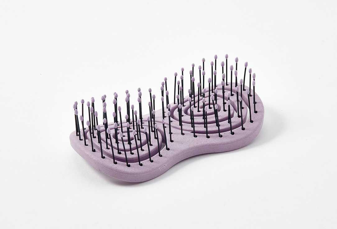 Biofriendly hair brush Mini Circle Design Eco Detangling