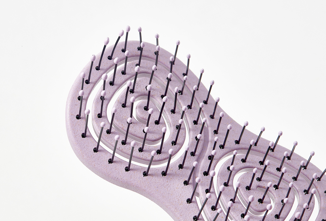 Biofriendly hair brush Mini Circle Design Eco Detangling