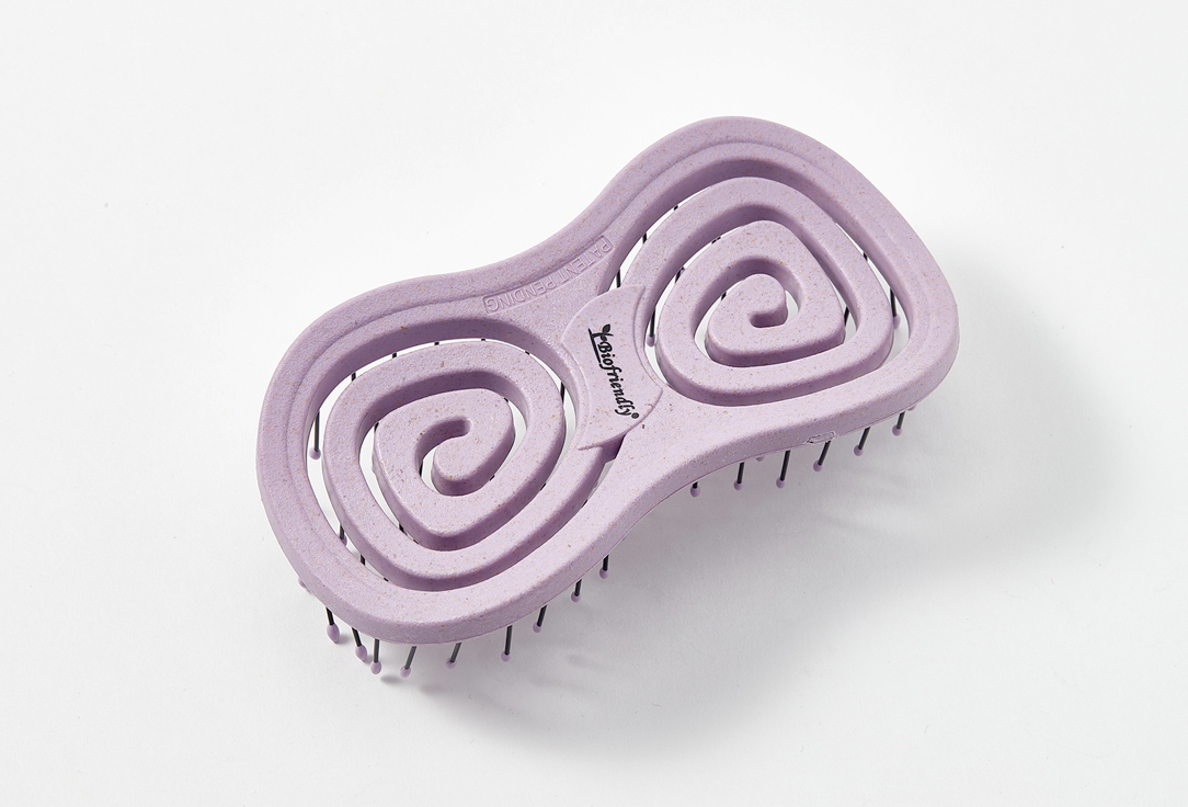 Biofriendly hair brush Mini Circle Design Eco Detangling