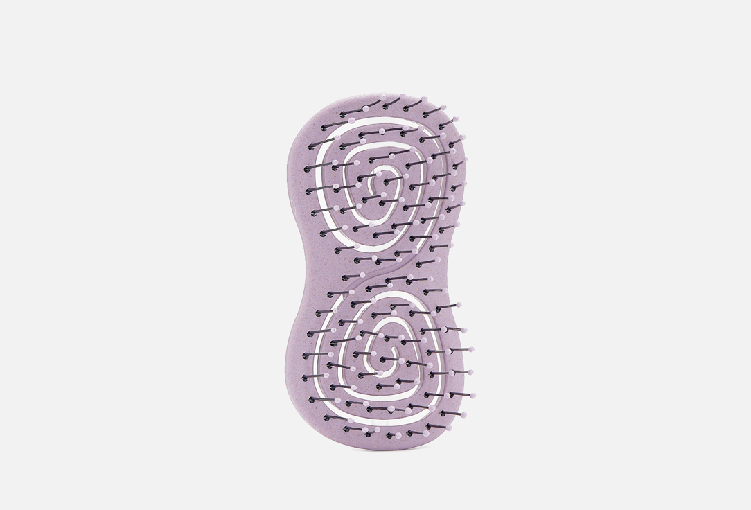Biofriendly hair brush Mini Circle Design Eco Detangling