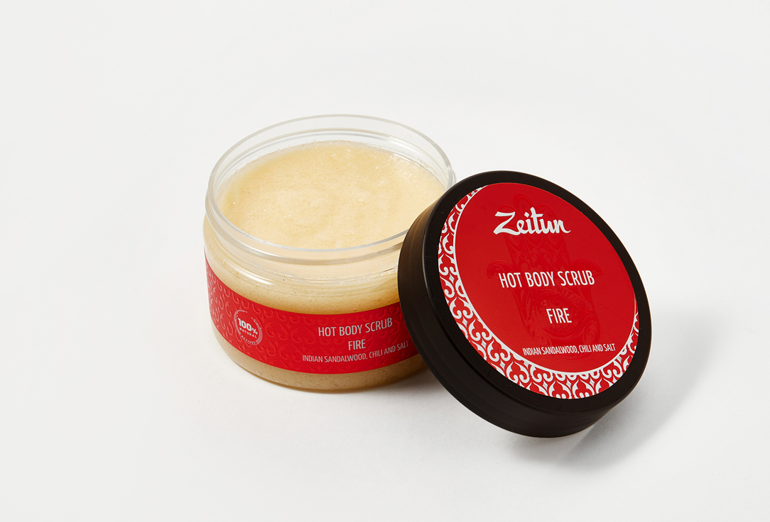Zeitun Warming Body Scrub Fire with Sandalwood & Chili