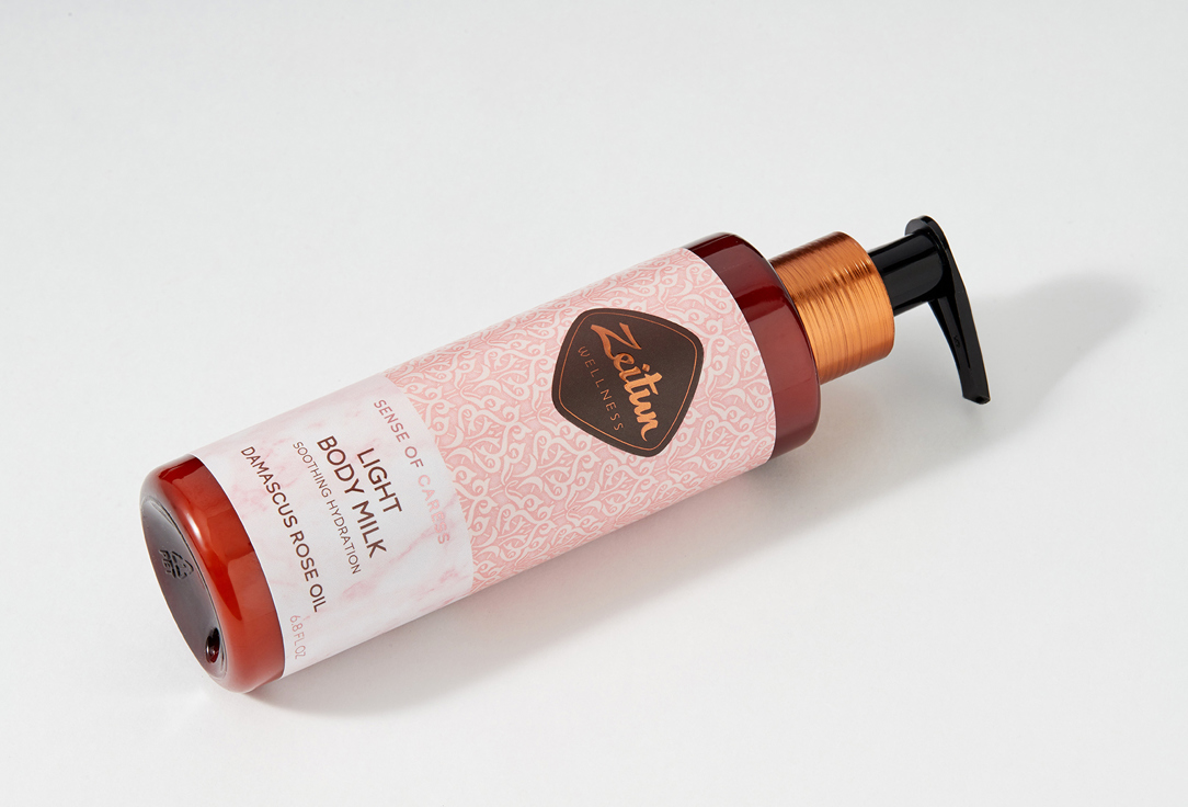 Zeitun молочко для тела Soothing Light Body Milk with Damask Rose oil