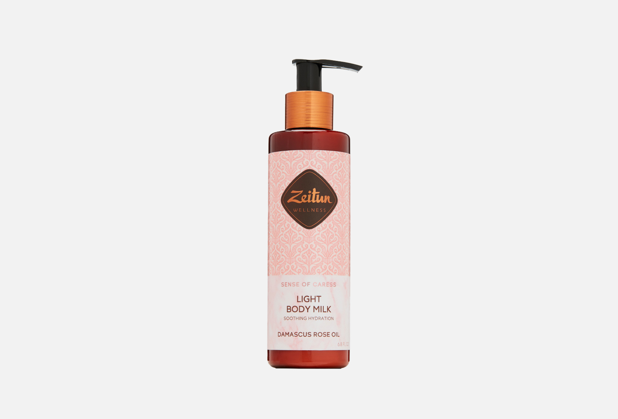 Soothing Light Body Milk with Damask Rose oil 200