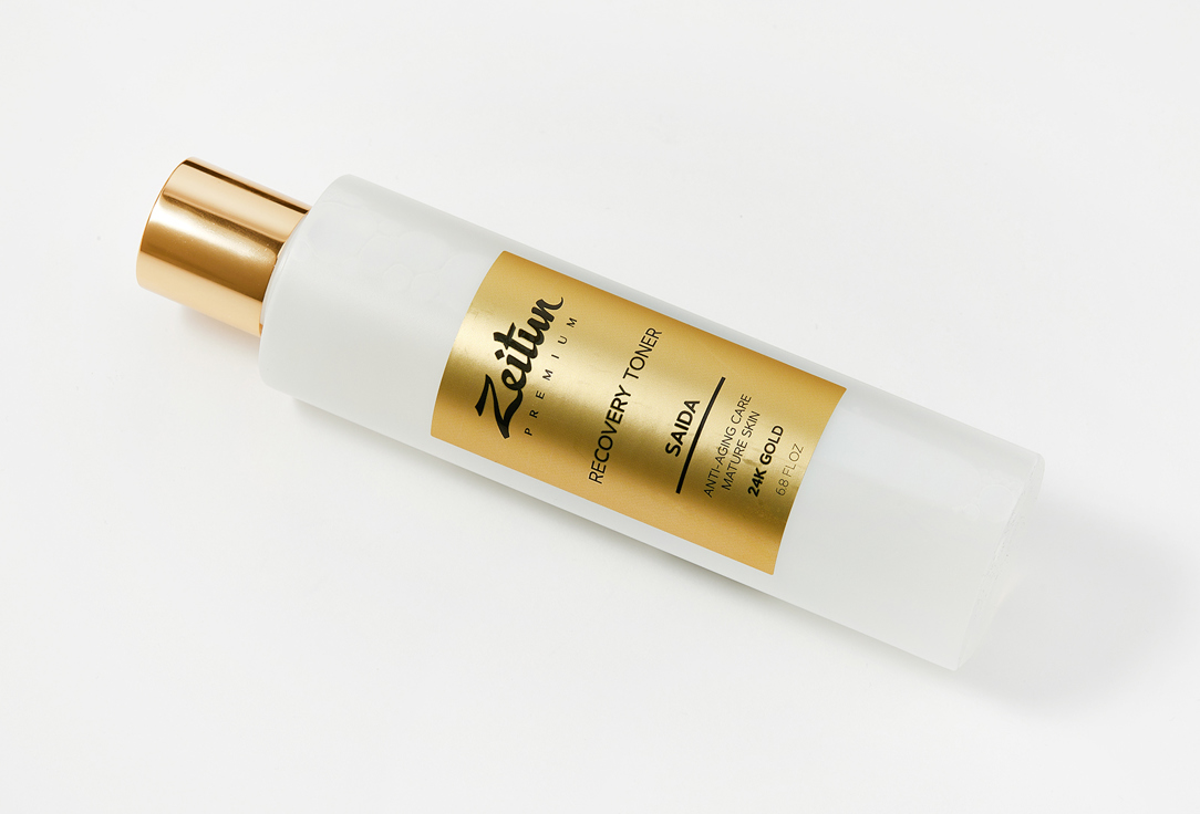 Zeitun Restorative Face Toner SAIDA with 24K Gold for Mature Skin