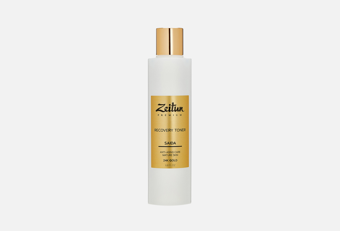 Zeitun Restorative Face Toner SAIDA with 24K Gold for Mature Skin