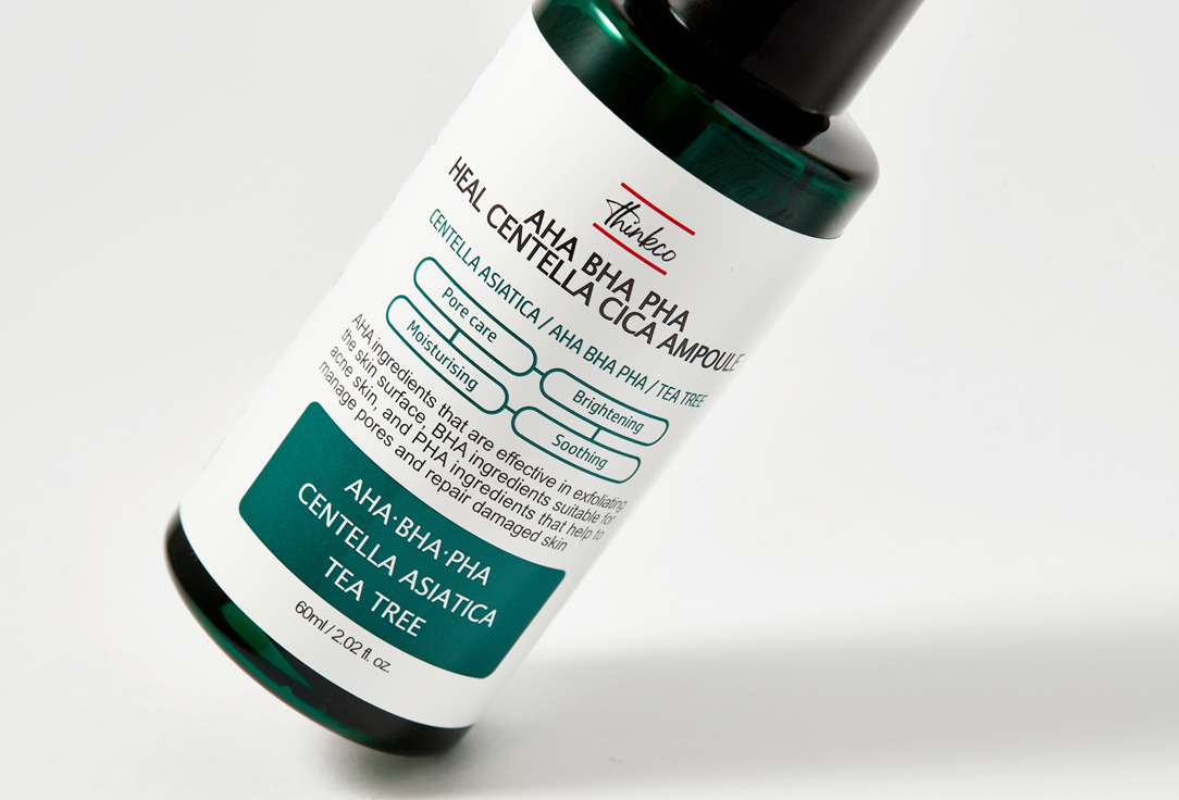 thinkco Face serum AHA BHA PHA HEAL CENTELLA CICA AMPOULE 60 ml thinkco Face serum AHA BHA PHA HEAL CENTELLA CICA AMPOULE