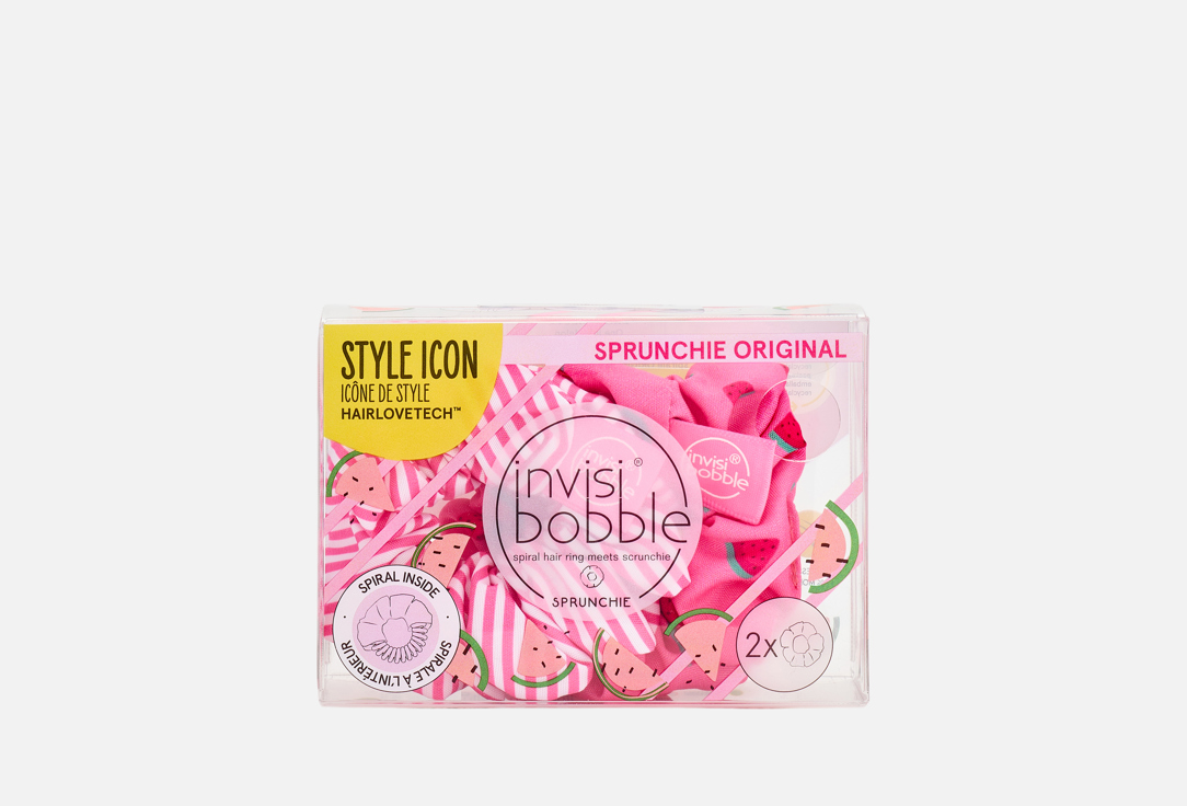Invisibobble Hair band Sprunchie duo one in a melon 2 pcs Invisibobble Hair band Sprunchie duo one in a melon