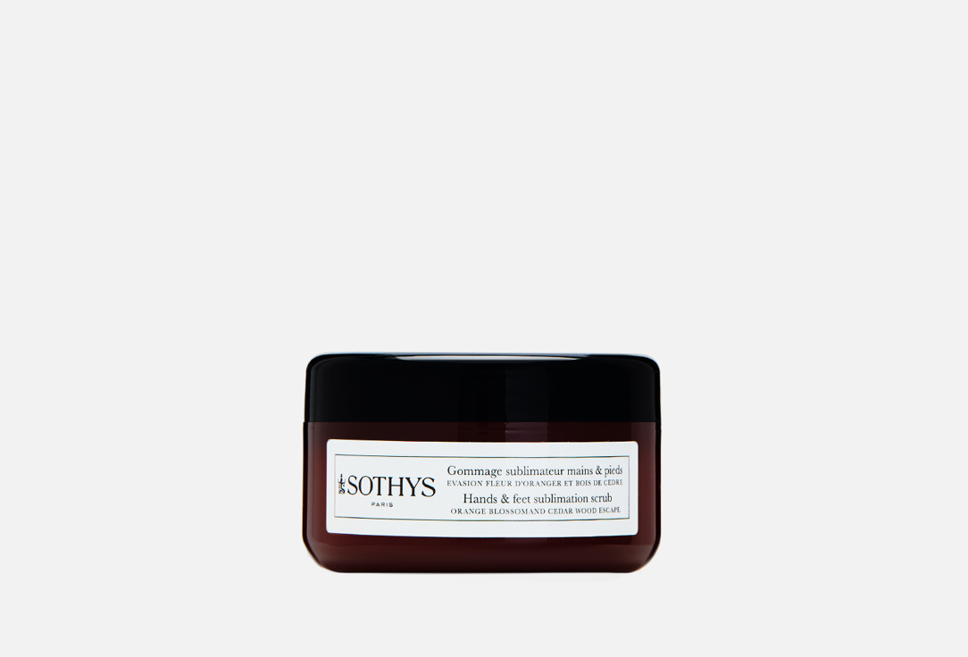 Sothys Nourishing hands & feet scrub Orange Blossom and Cedar Wood Escape