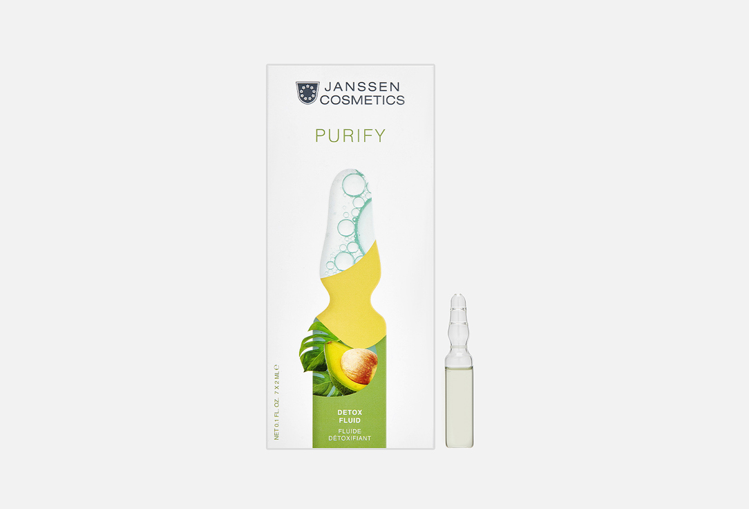 Janssen Cosmetics Detox Purify Fluid Ampoules Purify 7 ml Janssen Cosmetics Detox Purify Fluid Ampoules Purify