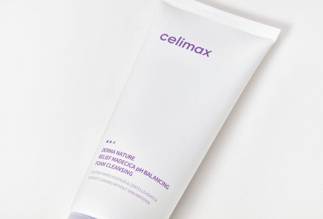 Celimax Face Cleansing Foam Derma nature relief madecica ph balancing 150 ml Celimax Face Cleansing Foam Derma nature relief madecica ph balancing