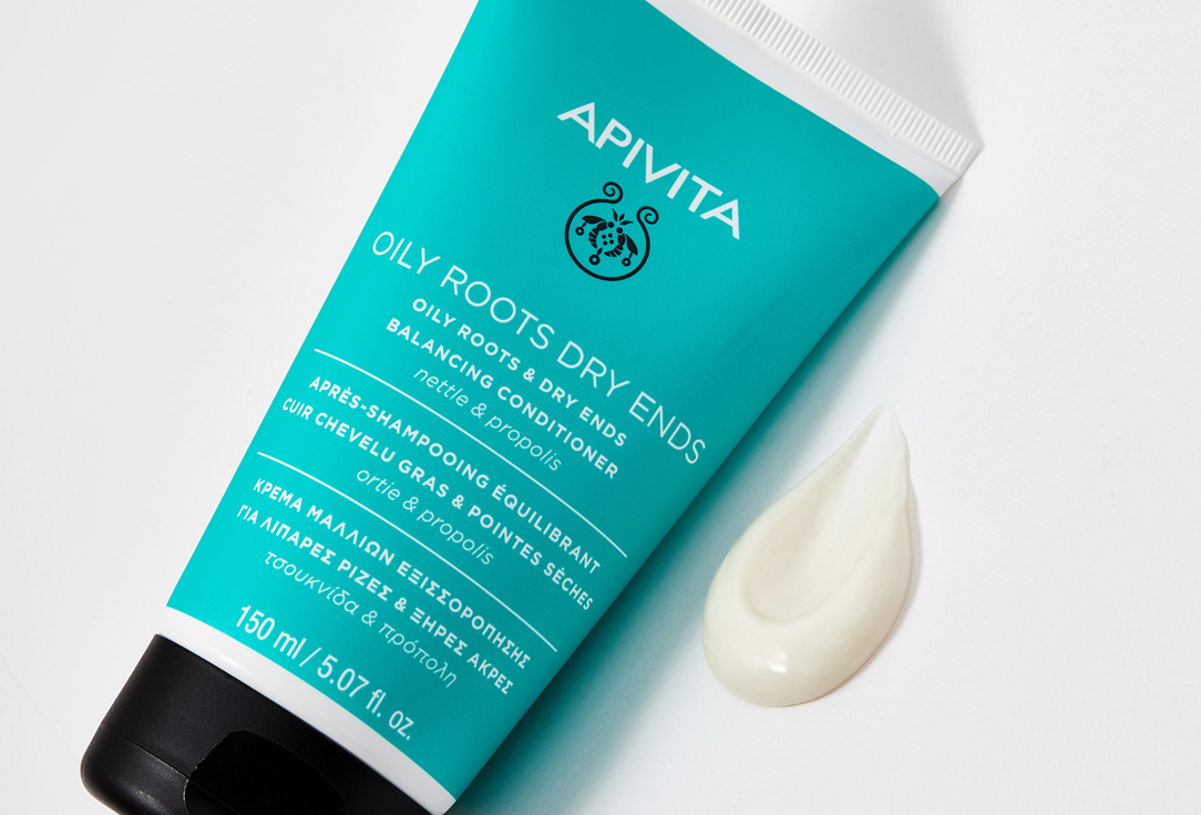 APIVITA Oily roots & dry ends balancing conditioner Nettle & propolis 150 ml APIVITA Oily roots & dry ends balancing conditioner Nettle & propolis