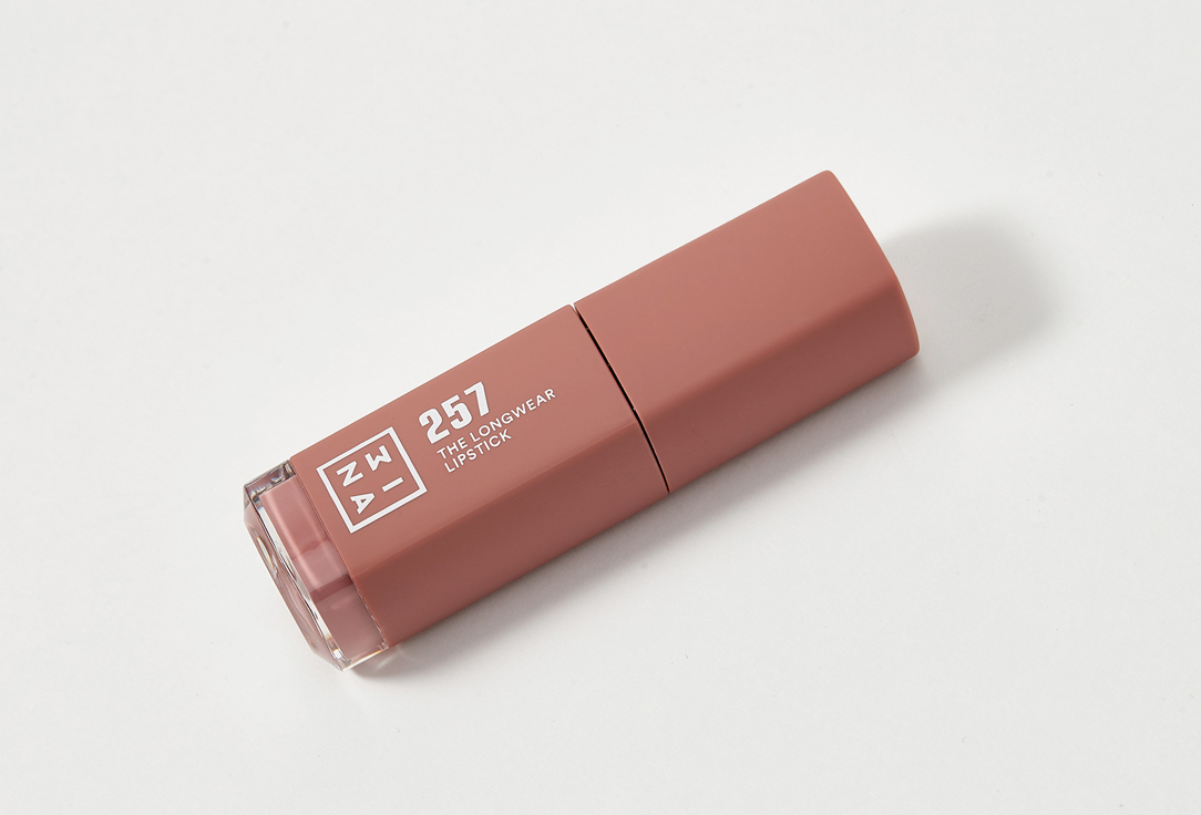 3INA Creamy, Long-Lasting matte lipstick The Longwear Lipstick 257, Rusty warm pink 7 ml 3INA Creamy, Long-Lasting matte lipstick The Longwear Lipstick