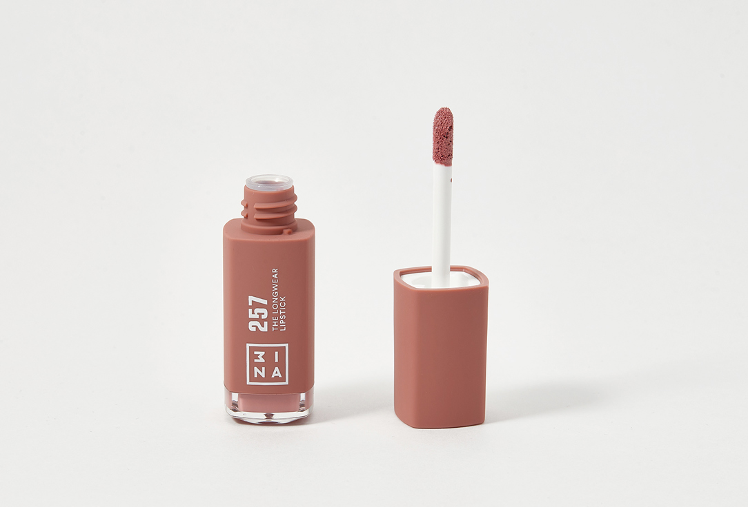 3INA Creamy, Long-Lasting matte lipstick The Longwear Lipstick 257, Rusty warm pink 7 ml 3INA Creamy, Long-Lasting matte lipstick The Longwear Lipstick
