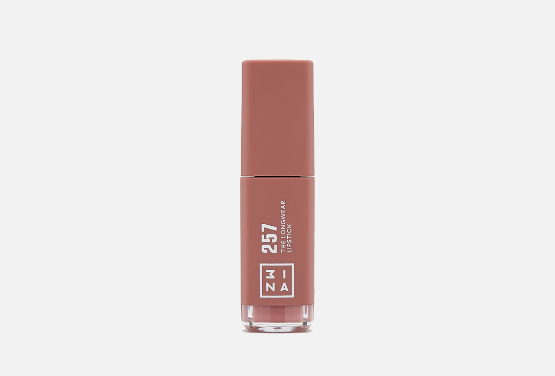 3INA Creamy, Long-Lasting matte lipstick The Longwear Lipstick 257, Rusty warm pink 7 ml 3INA Creamy, Long-Lasting matte lipstick The Longwear Lipstick