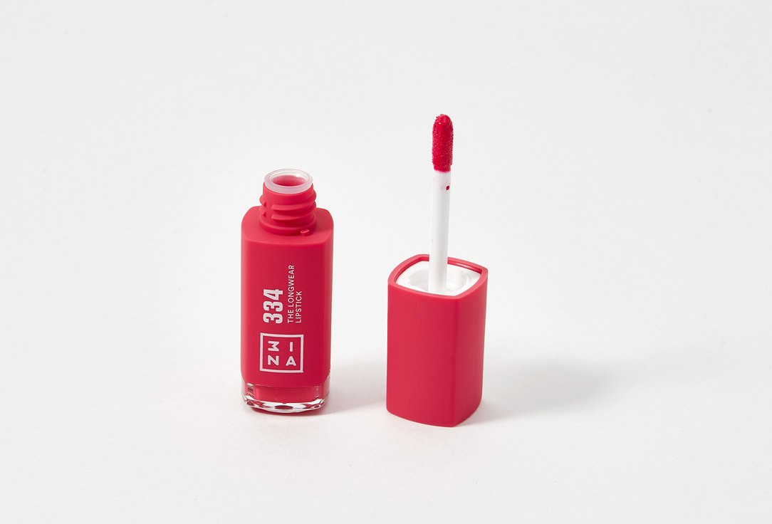 3INA Creamy, Long-Lasting matte lipstick The Longwear Lipstick 334, Bright watermelon pink 7 ml 3INA Creamy, Long-Lasting matte lipstick The Longwear Lipstick