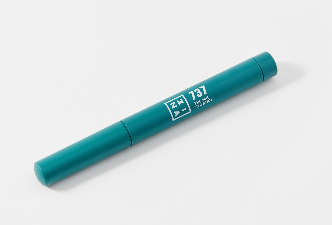 3INA Long-lasting eyeshadow stick The 24H Eye Stick 737, Deep teal, Metallic 1.4 g 3INA Long-lasting eyeshadow stick The 24H Eye Stick