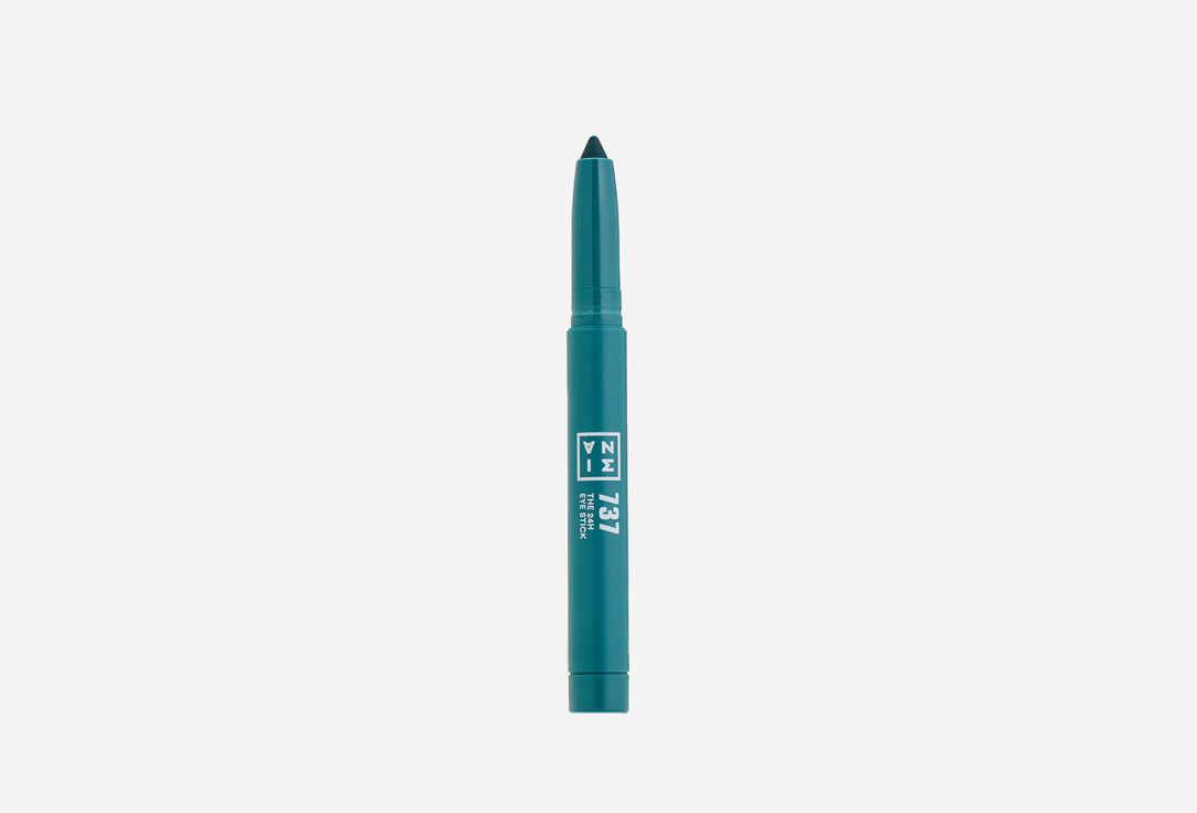 3INA Long-lasting eyeshadow stick The 24H Eye Stick 737, Deep teal, Metallic 1.4 g 3INA Long-lasting eyeshadow stick The 24H Eye Stick