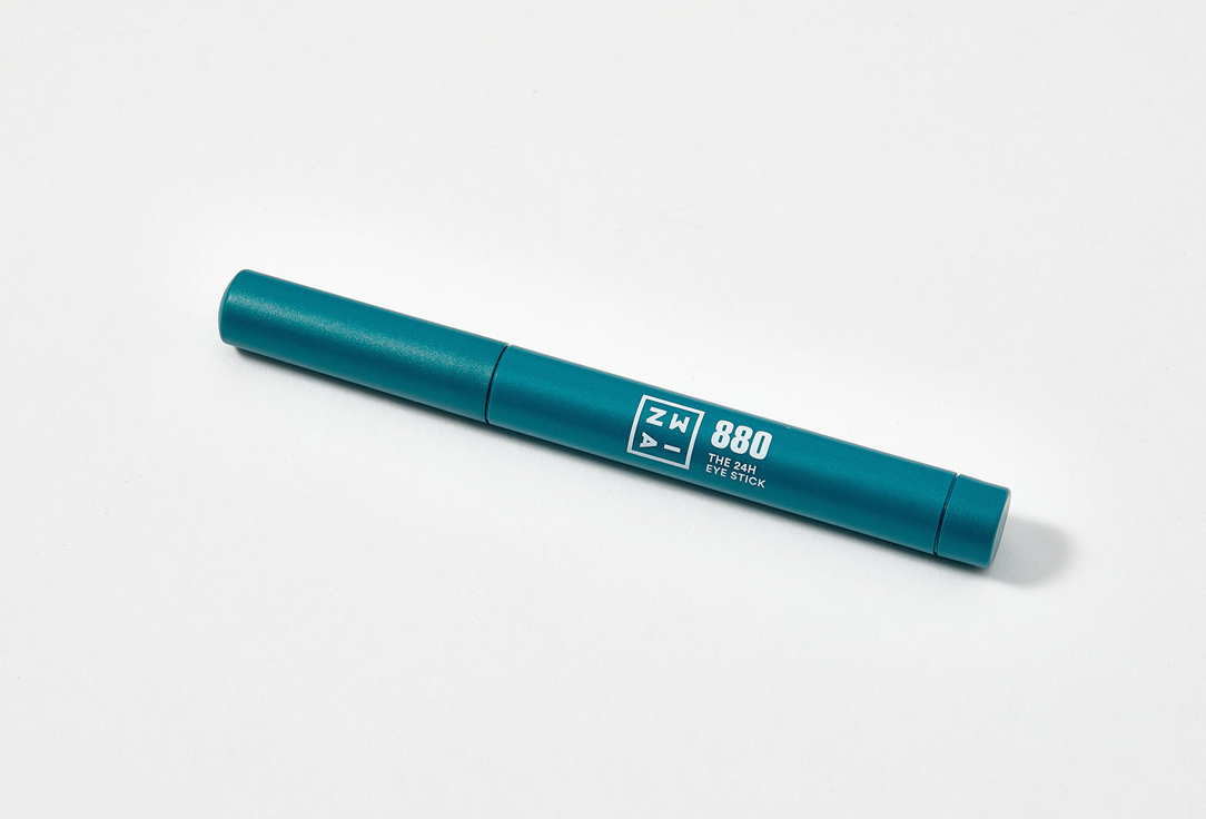 3INA Long-lasting eyeshadow stick The 24H Eye Stick 880, Dark turquoise, Metallic 1.4 g 3INA Long-lasting eyeshadow stick The 24H Eye Stick