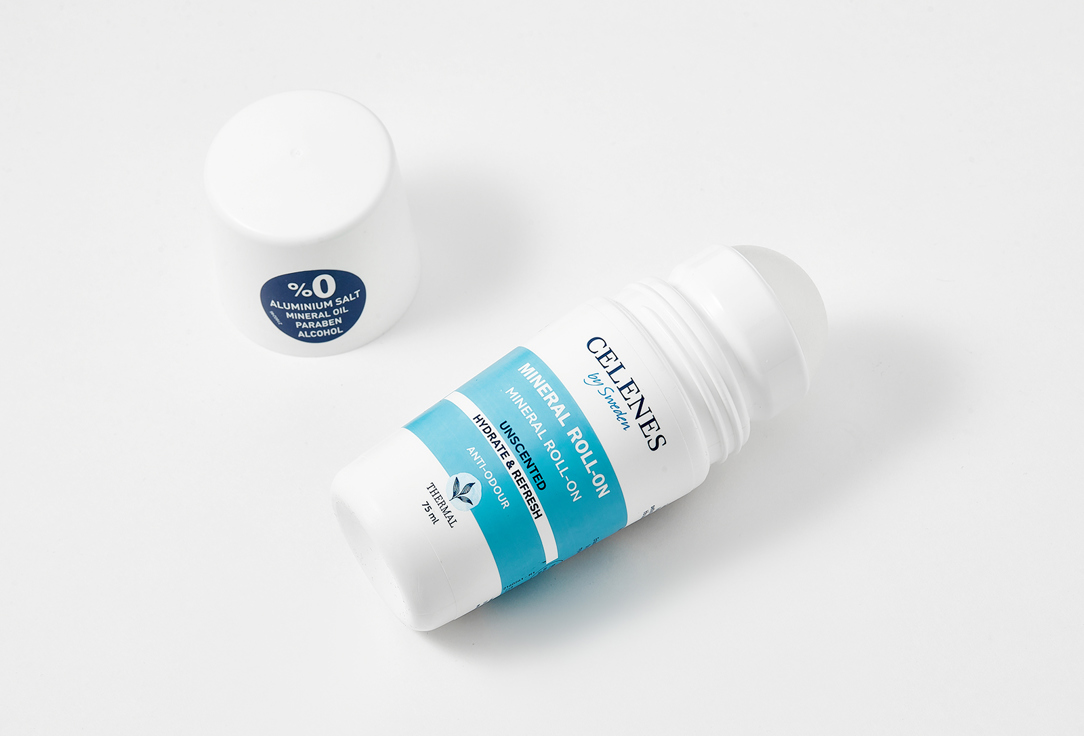 CELENES Deodorant roll-on Thermal mineral unscented 75 ml CELENES Deodorant roll-on Thermal mineral unscented