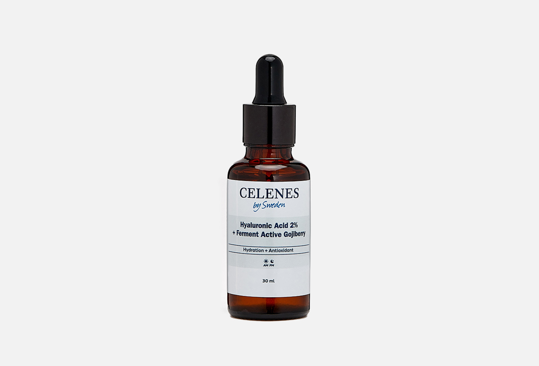 CELENES Face serum Hyaluronic acid 2% + ferment active gojiberry 30 ml CELENES Face serum Hyaluronic acid 2% + ferment active gojiberry