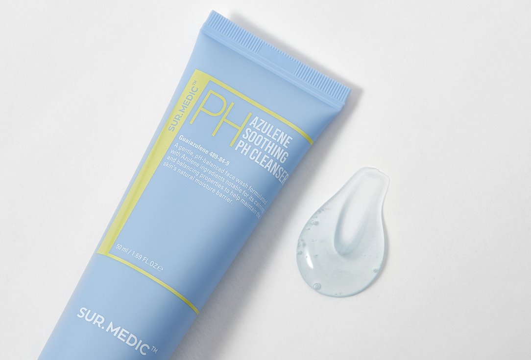 SUR.MEDIC+ Azulene Soothing Face Wash Gel Azulene soothing ph 50 ml SUR.MEDIC+ Azulene Soothing Face Wash Gel Azulene soothing ph