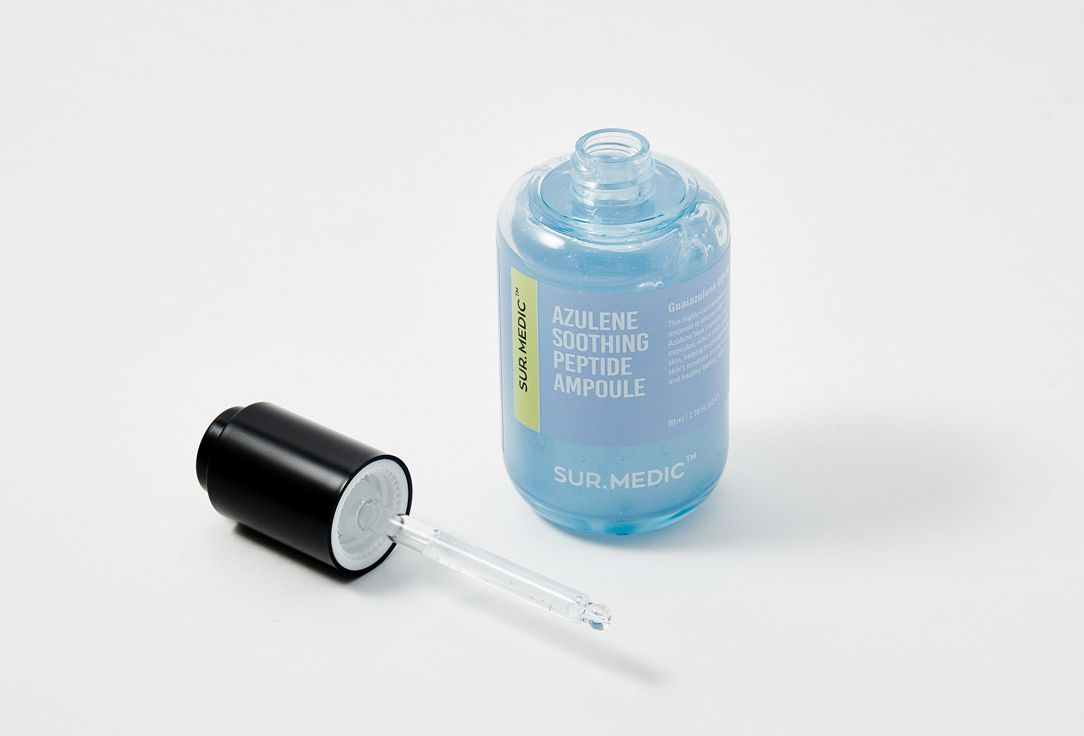 SUR.MEDIC+ Soothing Ampoule Face Serum with Azulene and Peptides Azulene soothing 80 ml SUR.MEDIC+ Soothing Ampoule Face Serum with Azulene and Peptides Azulene soothing