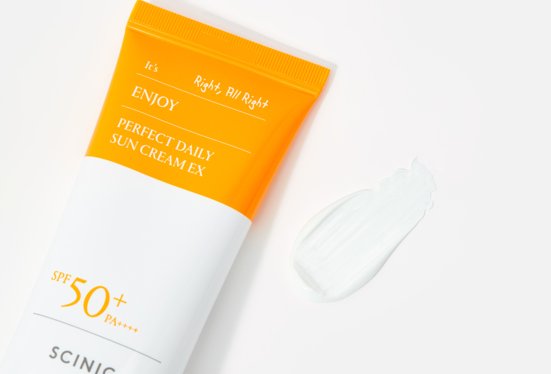 SCINIC Sunscreen SPF50+ PA++++ Enjoy Perfect Daily Sun Cream EX 50 ml SCINIC Sunscreen SPF50+ PA++++ Enjoy Perfect Daily Sun Cream EX