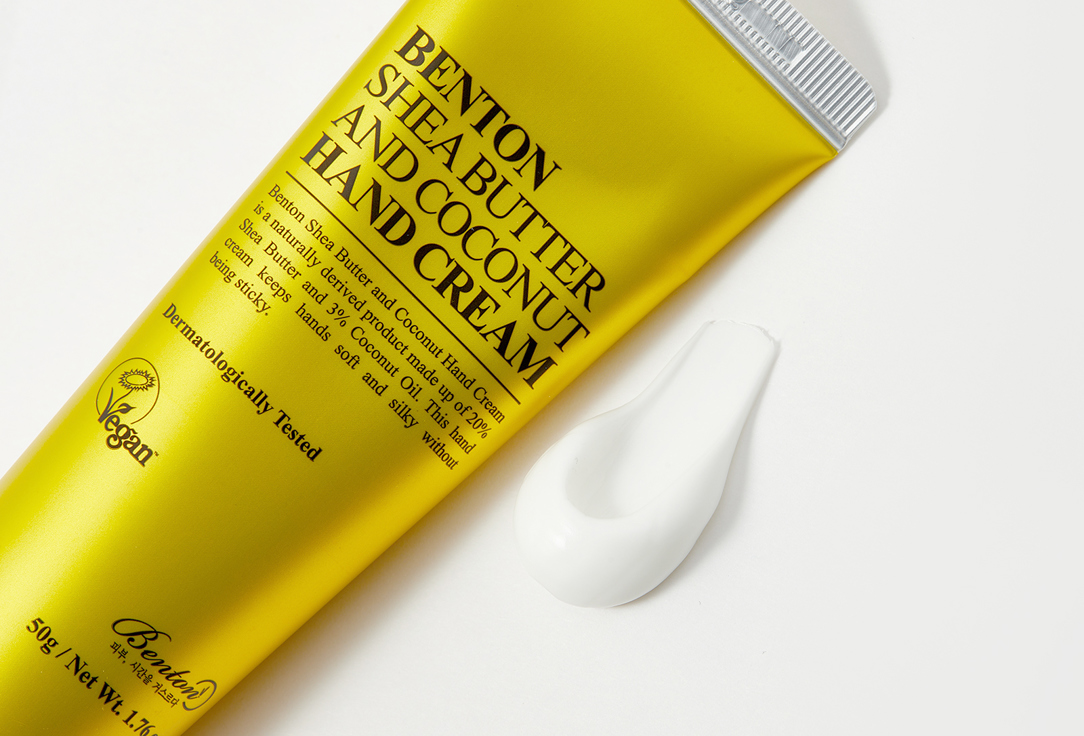Benton Nourishing hand cream Shea butter and coconut 50 g Benton Nourishing hand cream Shea butter and coconut