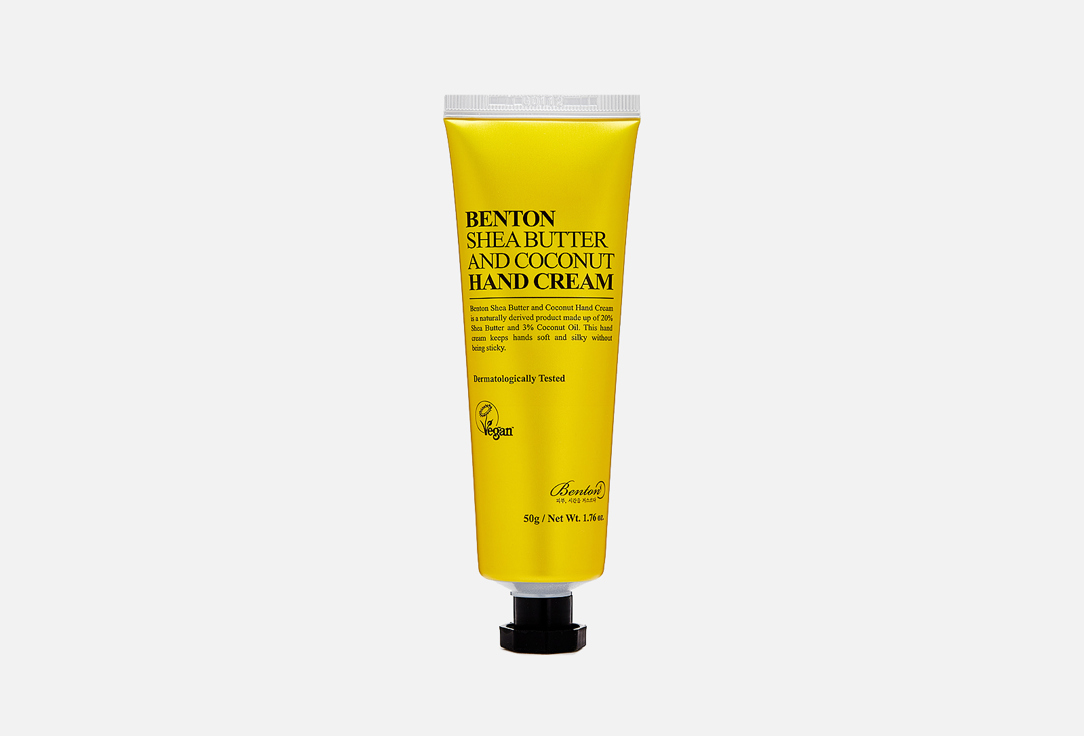 Benton Nourishing hand cream Shea butter and coconut 50 g Benton Nourishing hand cream Shea butter and coconut