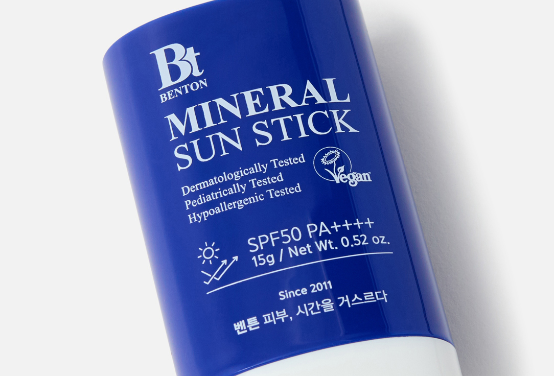 Benton Sunscreen stick spf50+ pa++++ Mineral 15 g Benton Sunscreen stick spf50+ pa++++ Mineral
