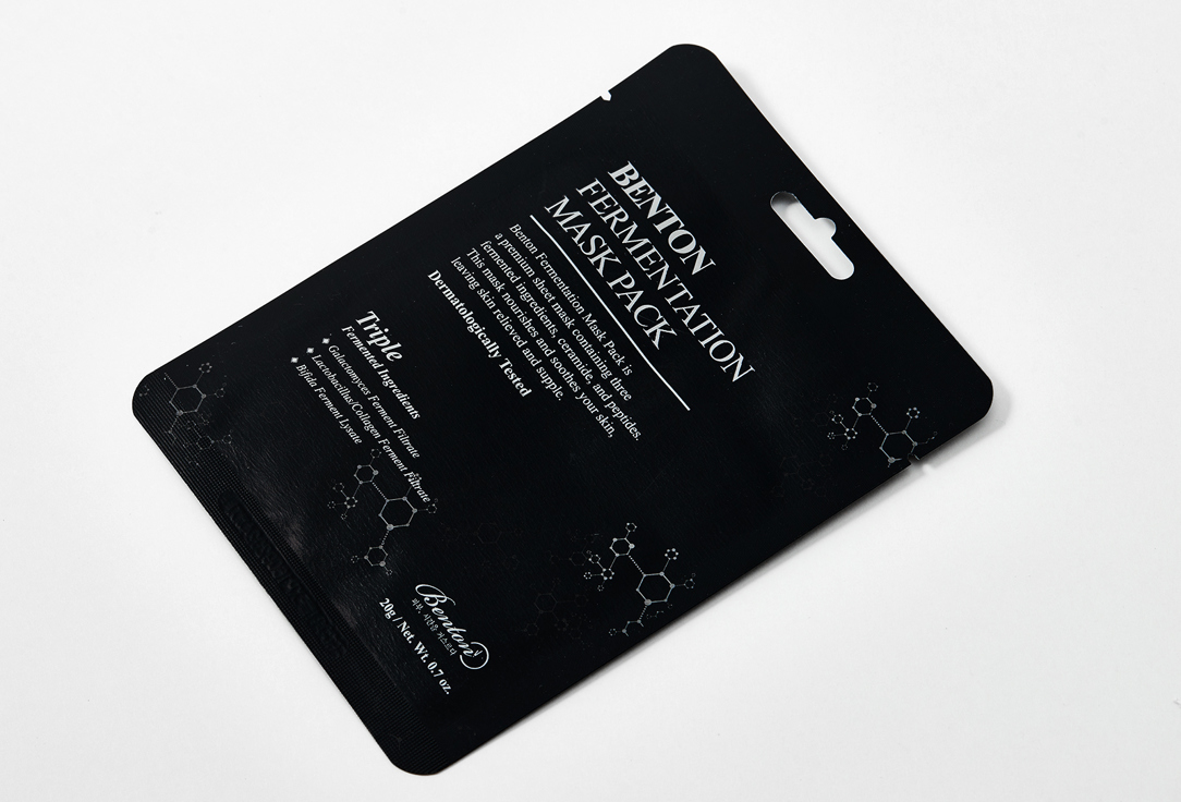 Benton Face sheet mask Fermentation 1 pcs Benton Face sheet mask Fermentation