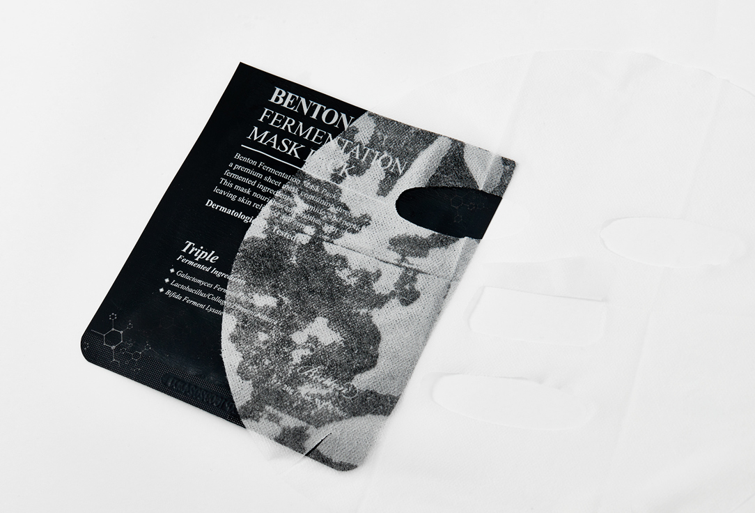 Benton Face sheet mask Fermentation 1 pcs Benton Face sheet mask Fermentation