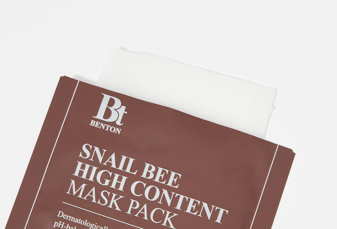 Benton Face sheet mask Snail bee high content 1 pcs Benton Face sheet mask Snail bee high content